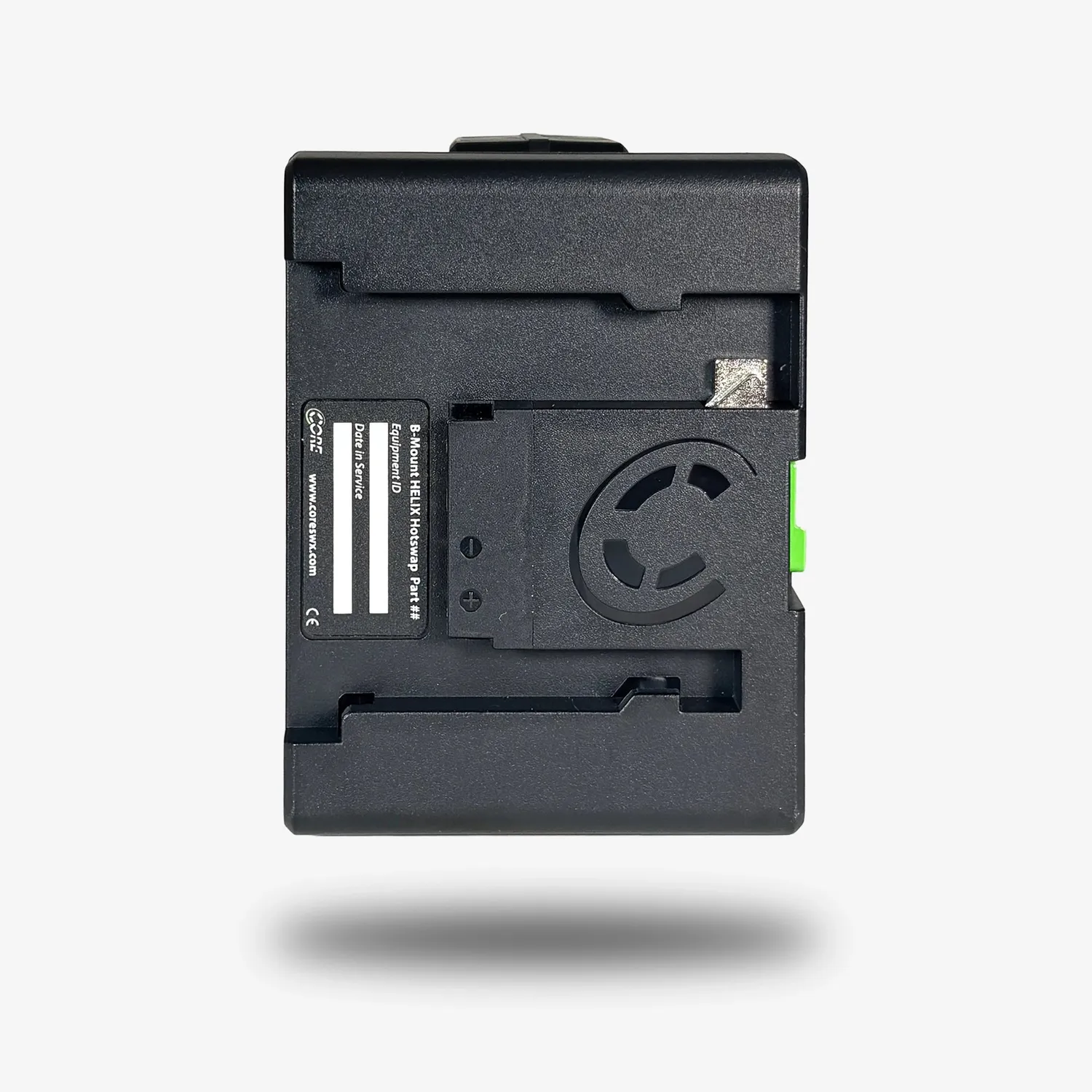Core SWX Helix Sharkfin plaque batterie B-Mount double tension