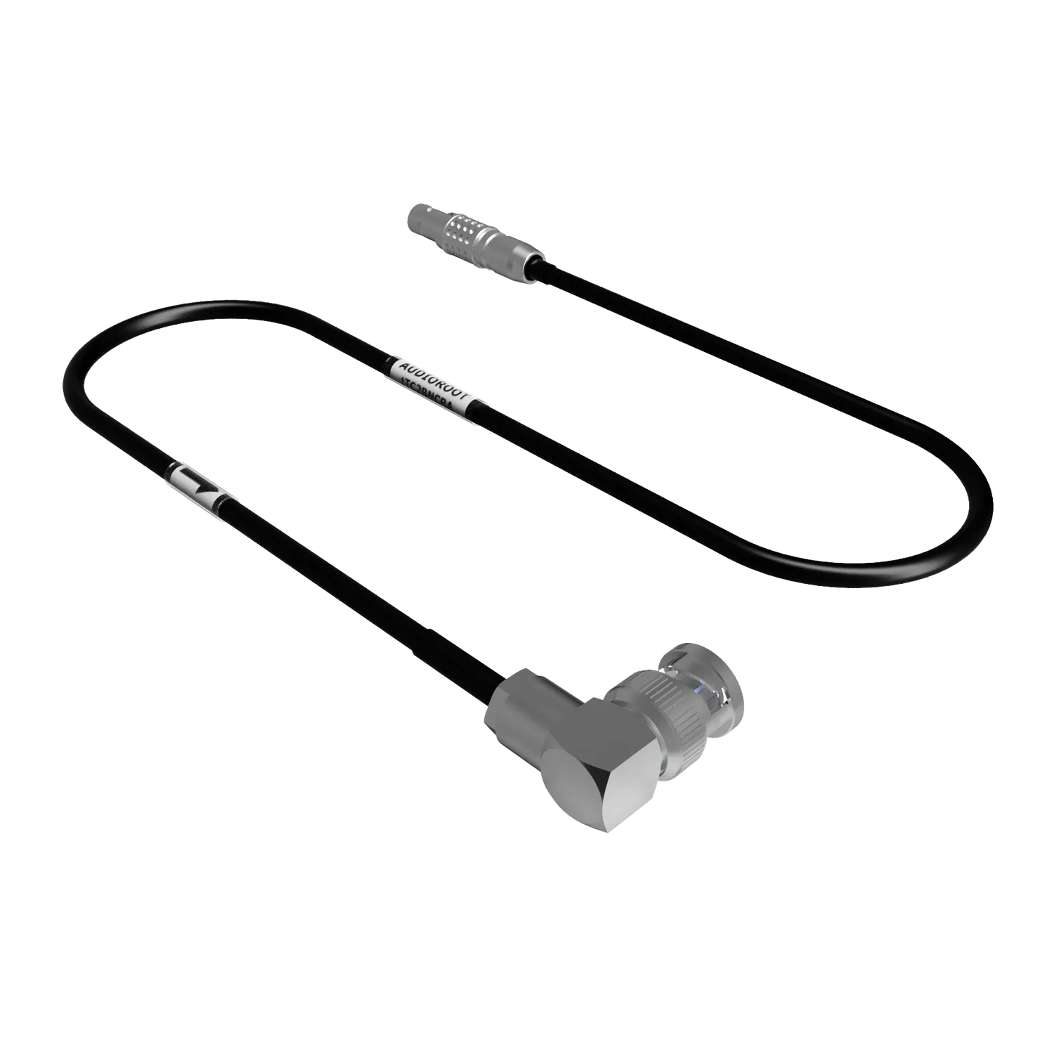 BSRF Audioroot tTC2BNCRA câble timecode BNC coudé 60 cm