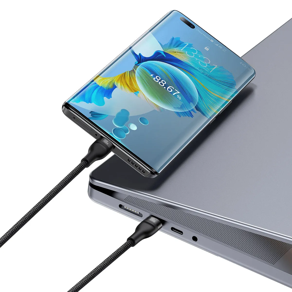 Baseus Flash câble USB-C 2-en-1 100 W 150 cm
