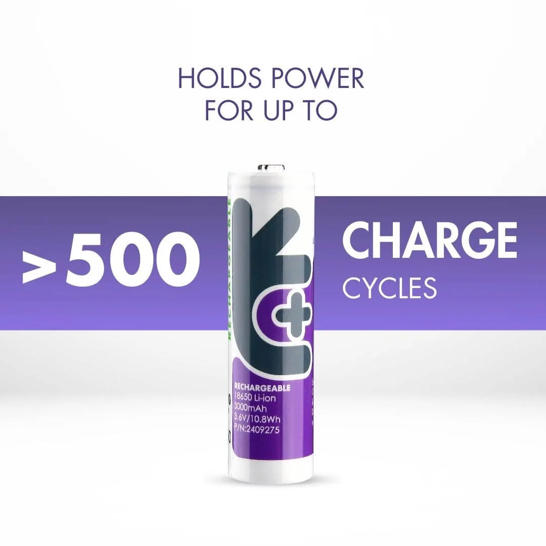 Uniross 18650 batterie rechargeable 3000mAh lot 1