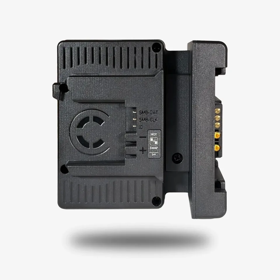 Core SWX Helix Sharkfin plaque batterie B-Mount double tension