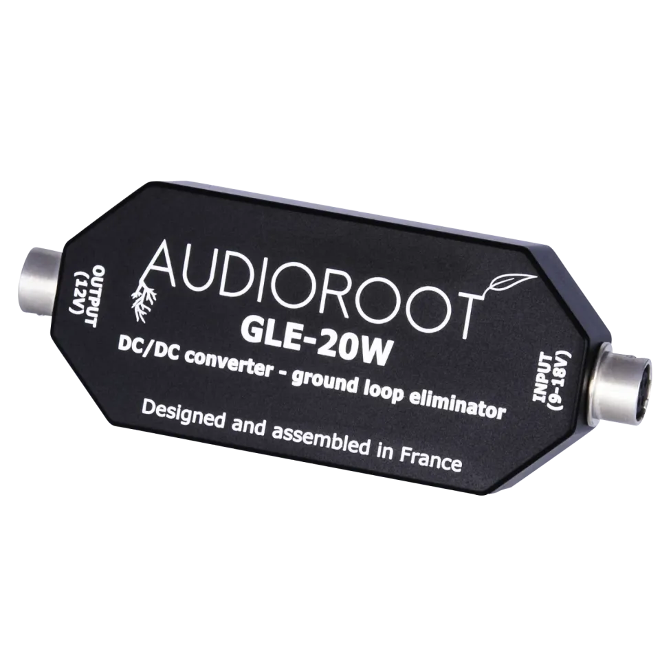 BSRF Audioroot GLE-20W convertisseur 12 V 20 W anti-boucle de masse