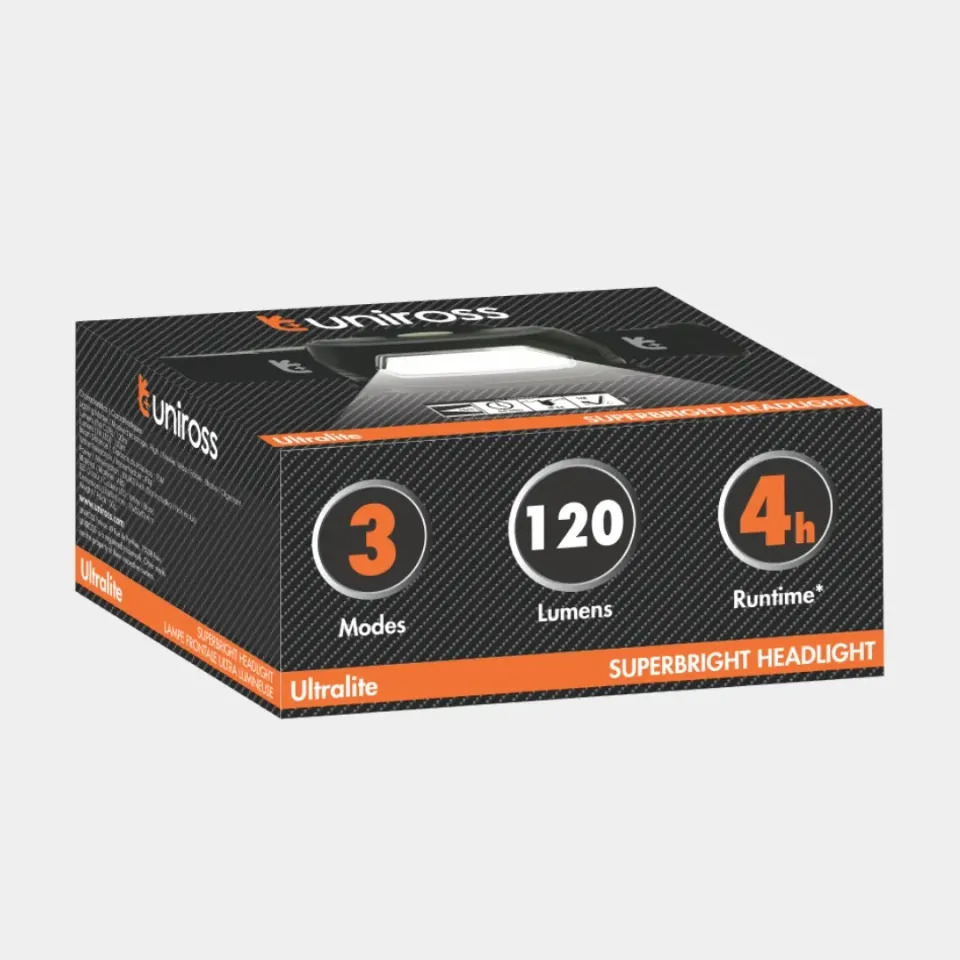 Uniross UltraLite 120LM lampe frontale LED IP44
