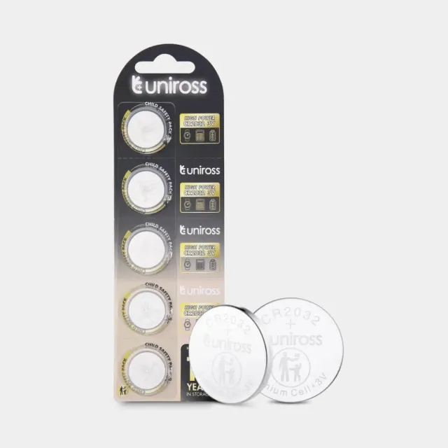 Uniross CR2032HP pile bouton lithium 3V blister 5