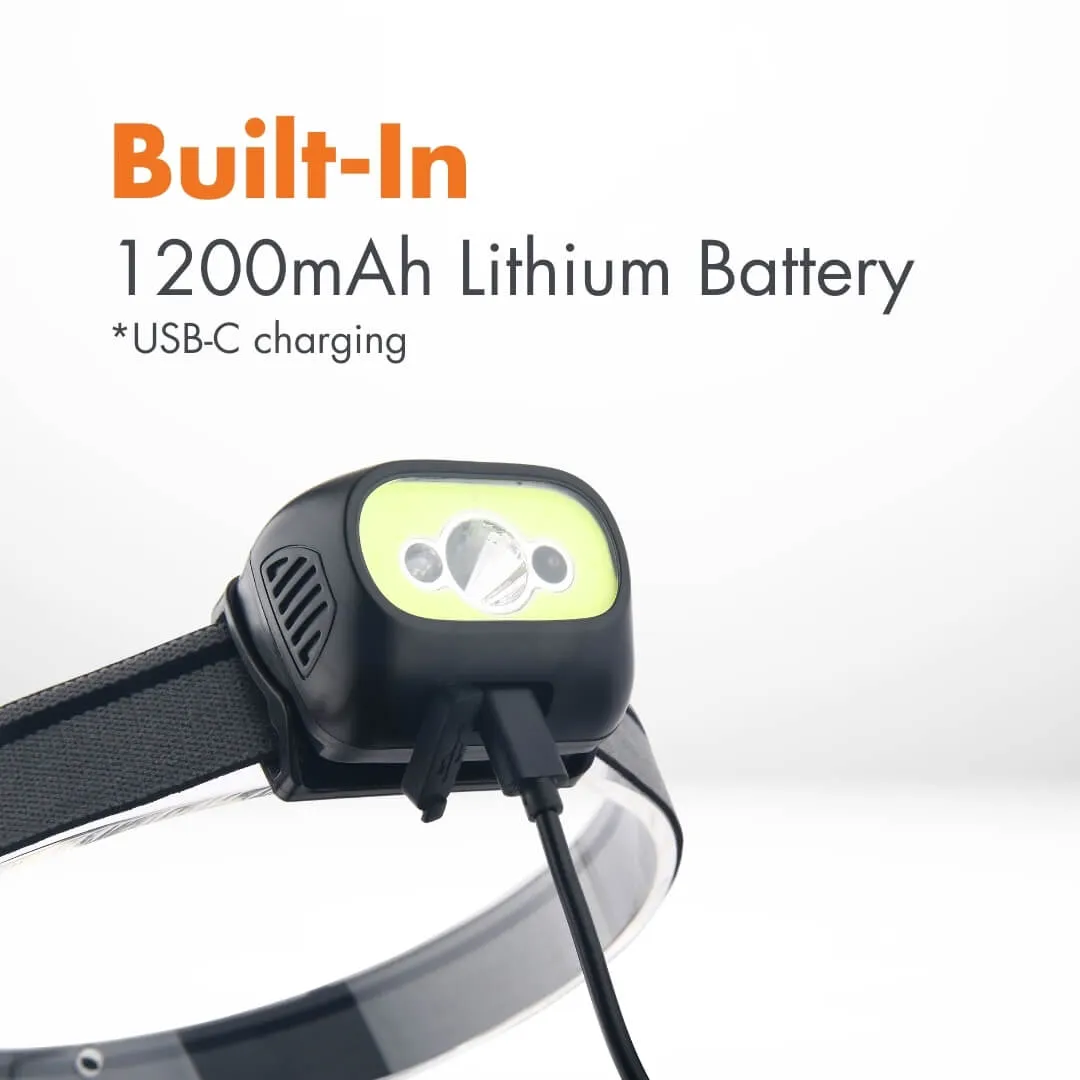 Uniross ProLite 350LM lampe frontale rechargeable USB