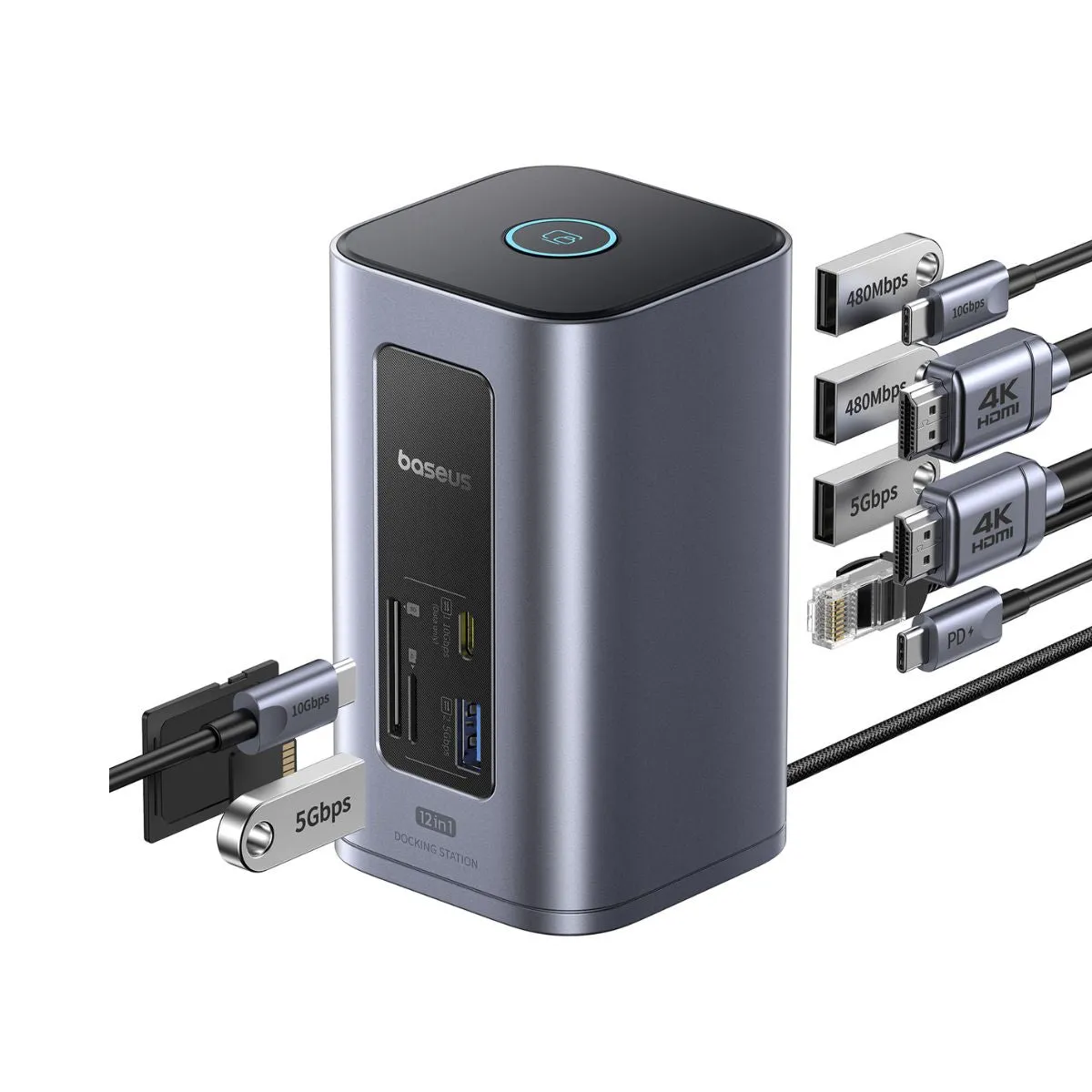 Baseus Nomos NU1 Air Win Station Accueil 12-en-1 100W