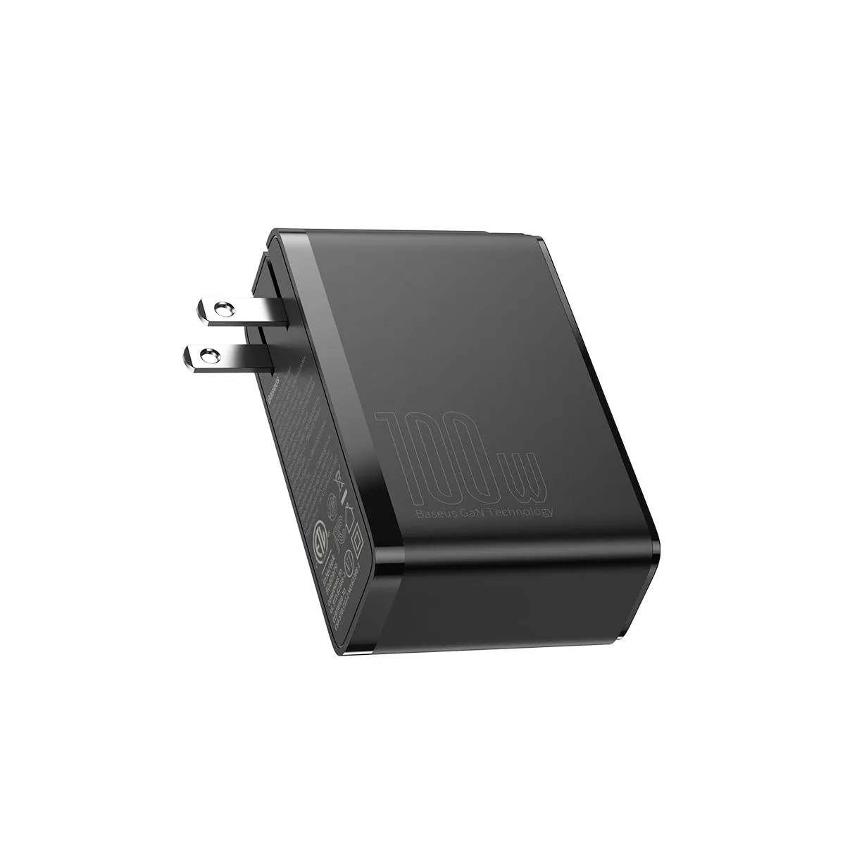 Baseus GaN2 chargeur rapide 4 ports 100 W noir