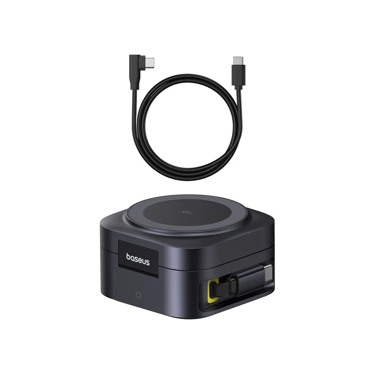Baseus PicoGo chargeur sans fil Qi2 2-en-1 67 W pliable