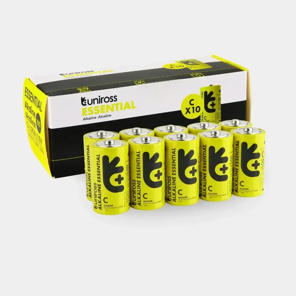 Uniross Essentials piles alcalines LR14 C boite de 10