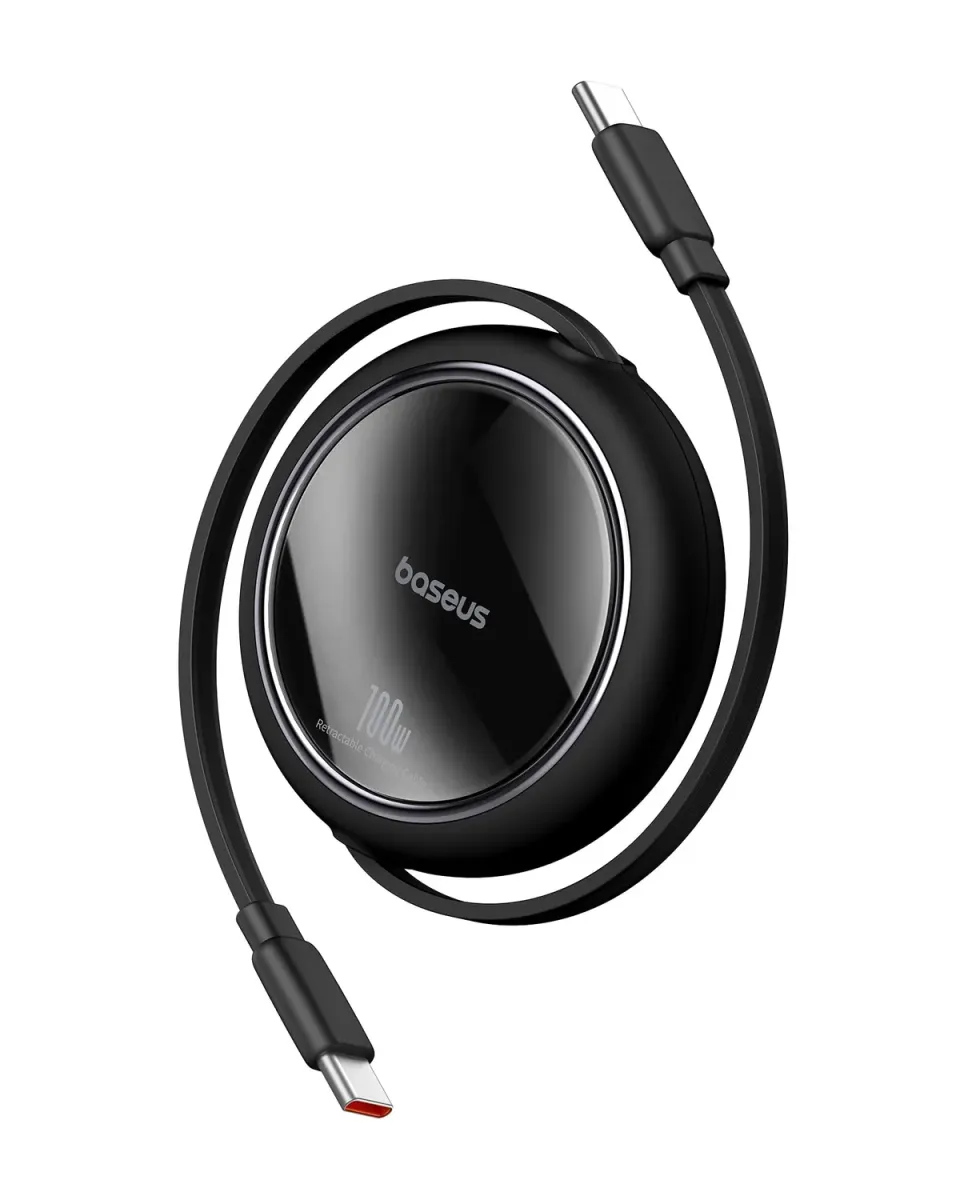 Baseus câble USB-C 100 W rétractable blanc 4 longueurs