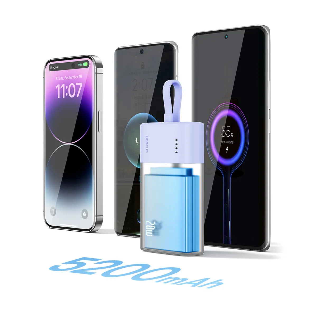 Baseus Popsicle Batterie externe USB-C 5200mAh 20W