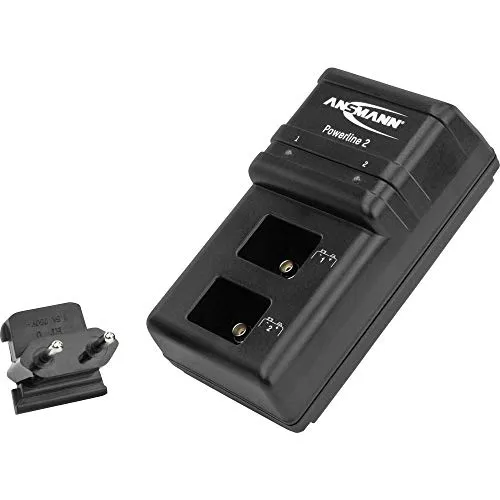 ANSMANN Powerline 2 chargeur HR9V 1 à 2 piles intelligent
