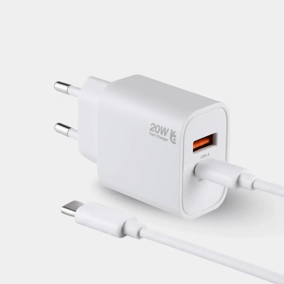 Uniross 20W chargeur mural rapide double port + câble