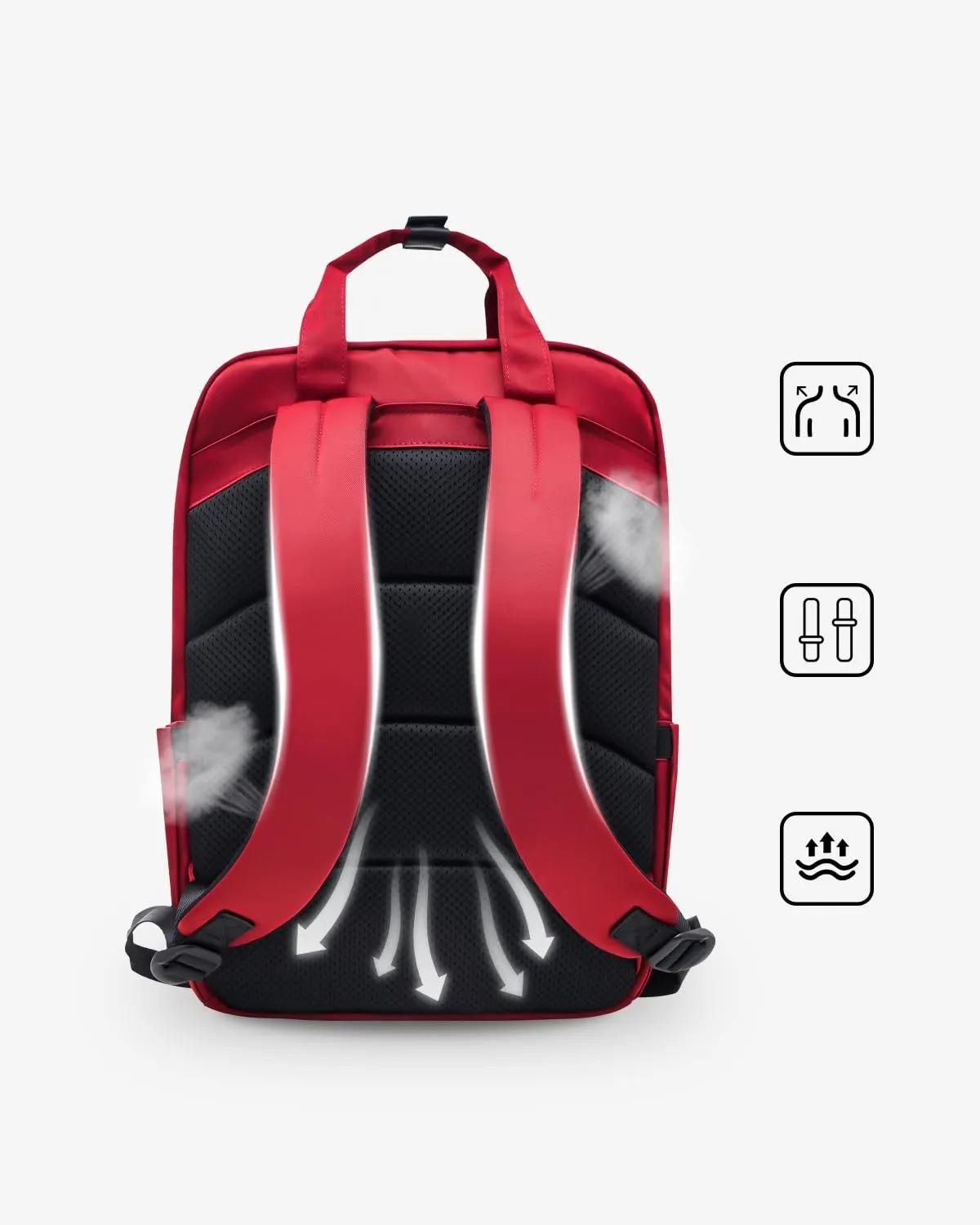 Innostyle sac à dos ordinateur portable 15,6-16 pouces 25 L bleu kaki noir rouge