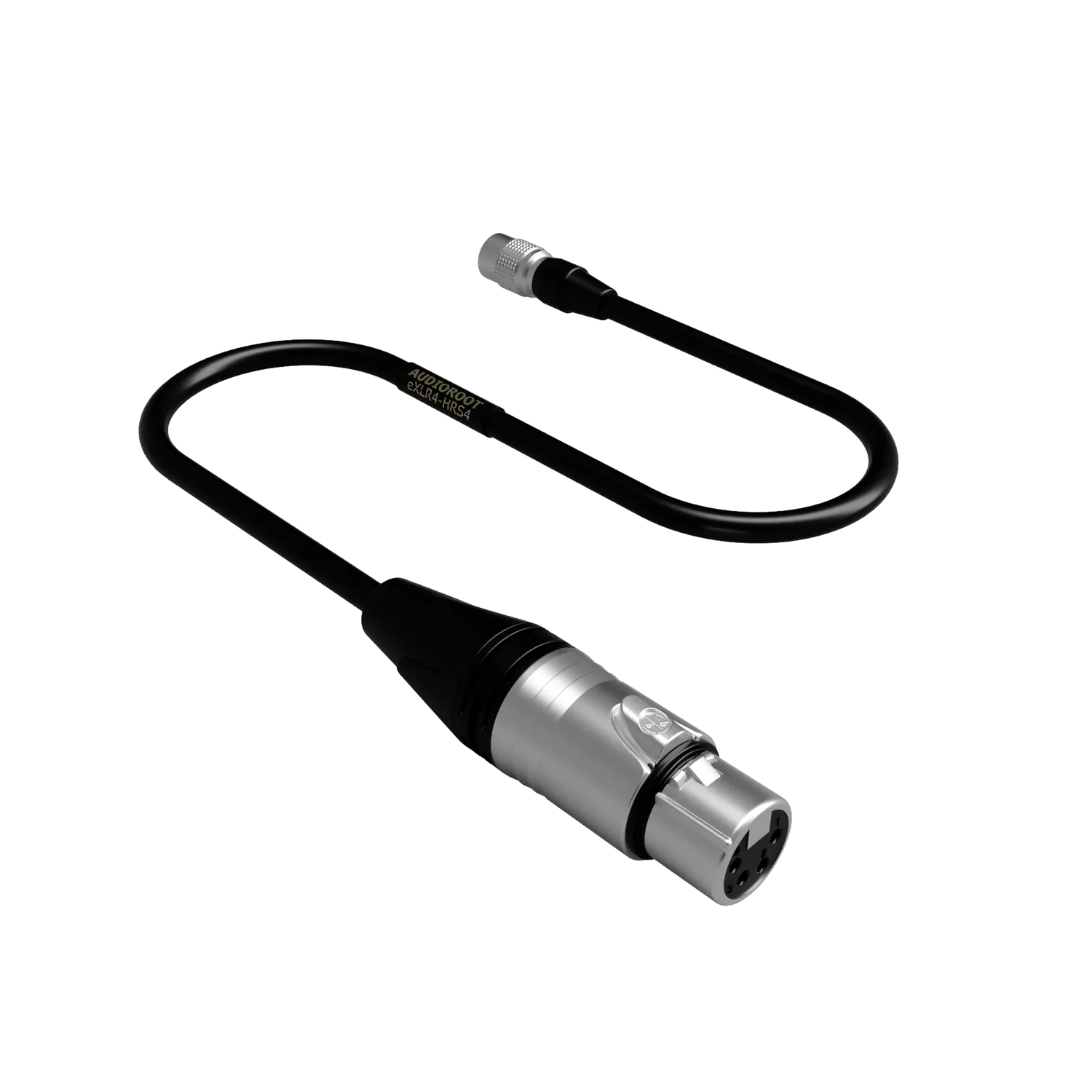 Audioroot eXLR4-HRS4 câble XLR 4pts vers Hirose 60cm