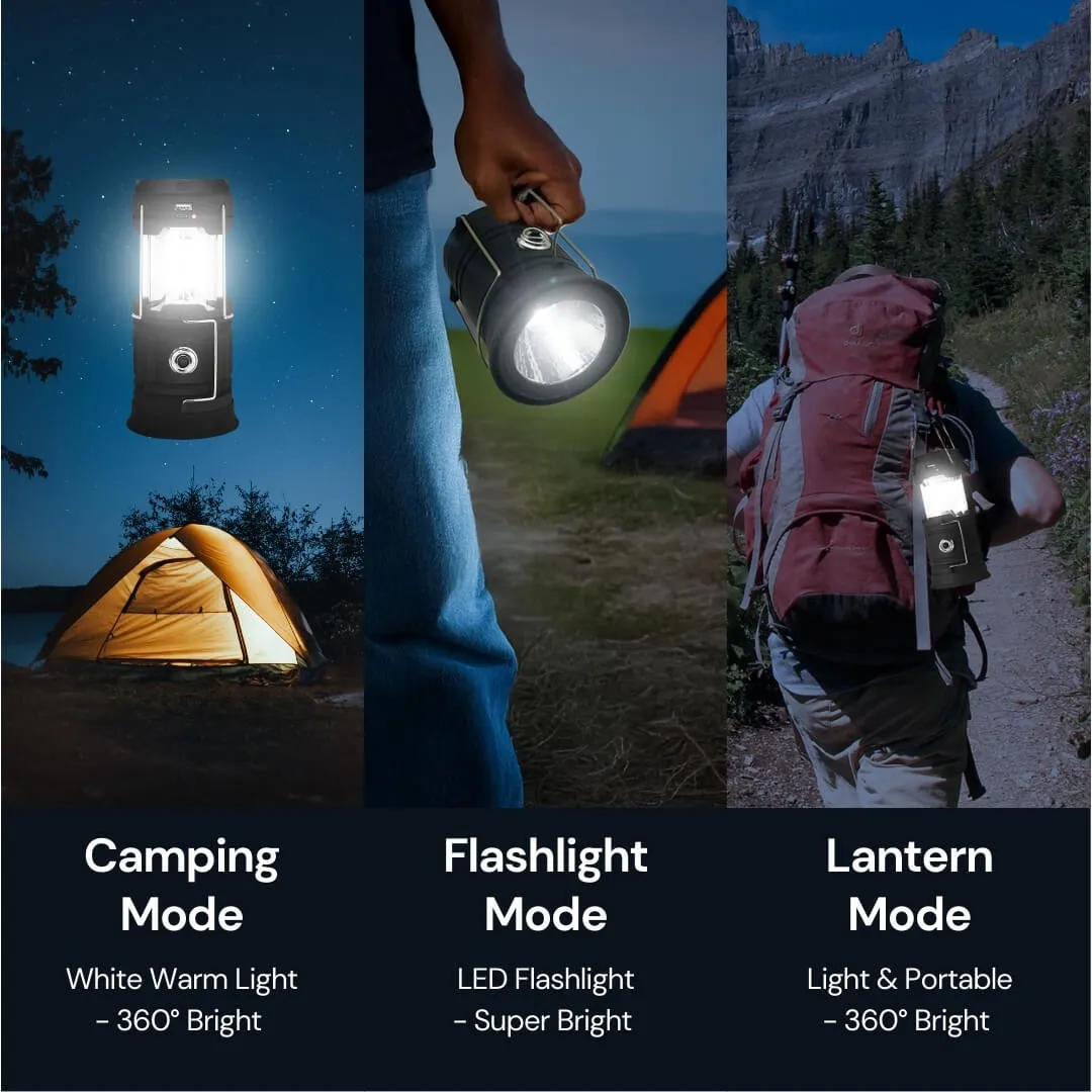 Uniross lanterne solaire USB LED 360° IP44 1200 mAh