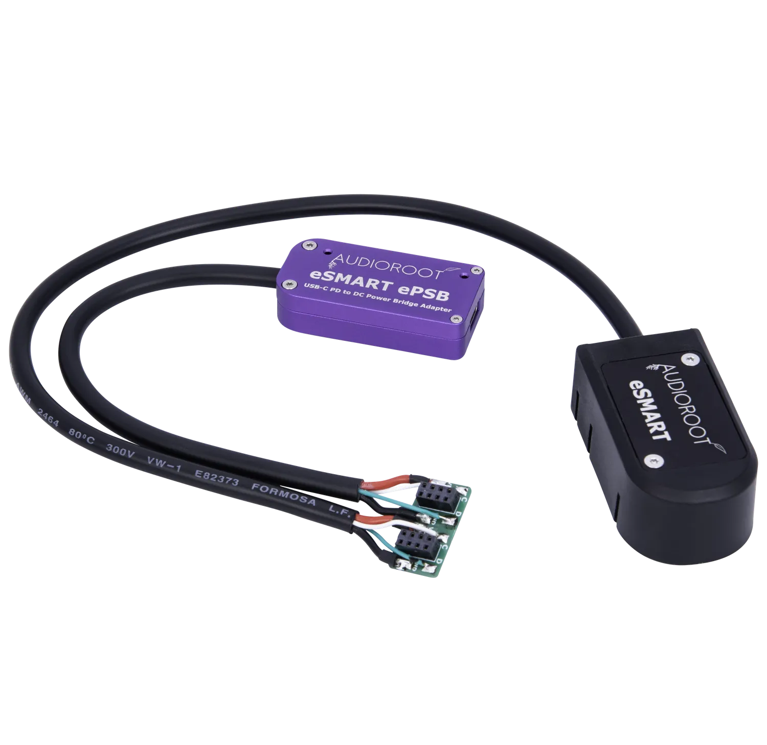 BSRF Audioroot eSMART DUO câble d’entrée TA4M et batterie