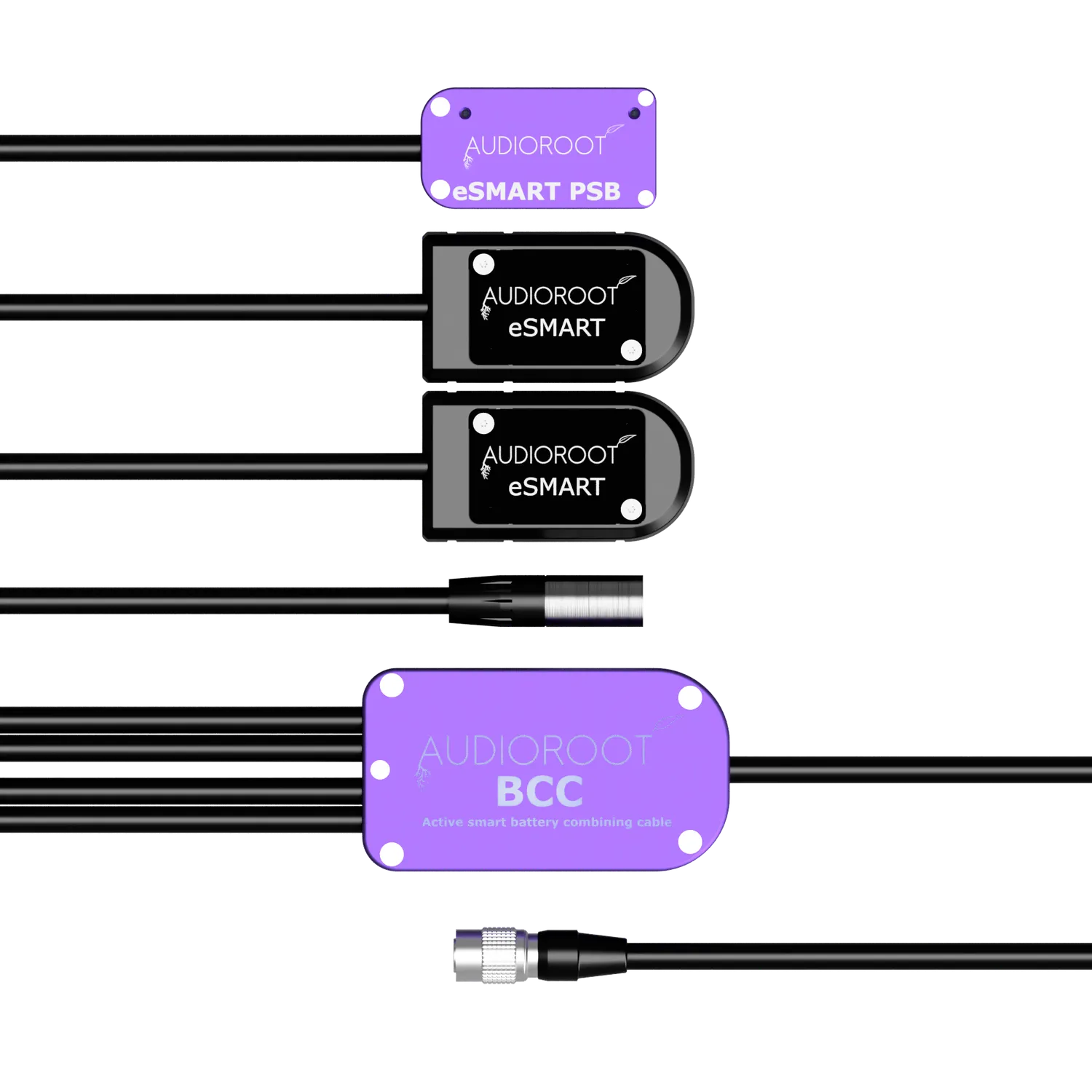 BSRF Audioroot BCC câble combineur d’alimentation 4 entrées
