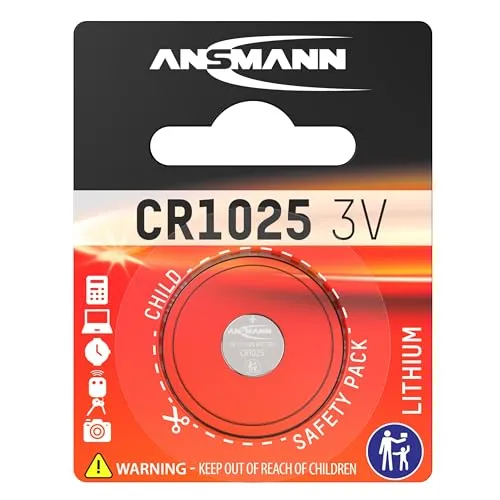 ANSMANN CR1025 pile bouton lithium 3 V 30 mAh