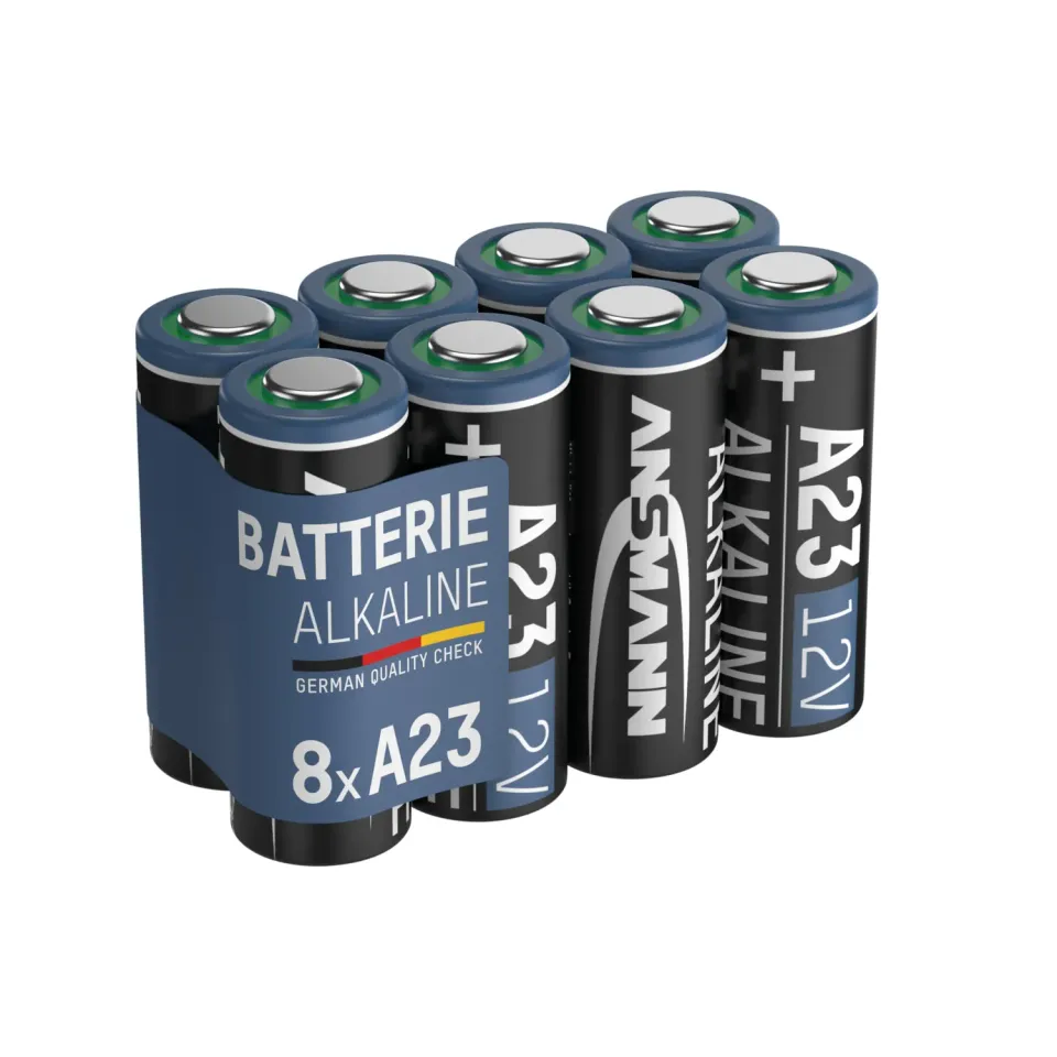 ANSMANN A23 piles alcalines 12 V lot de 8 longue conservation