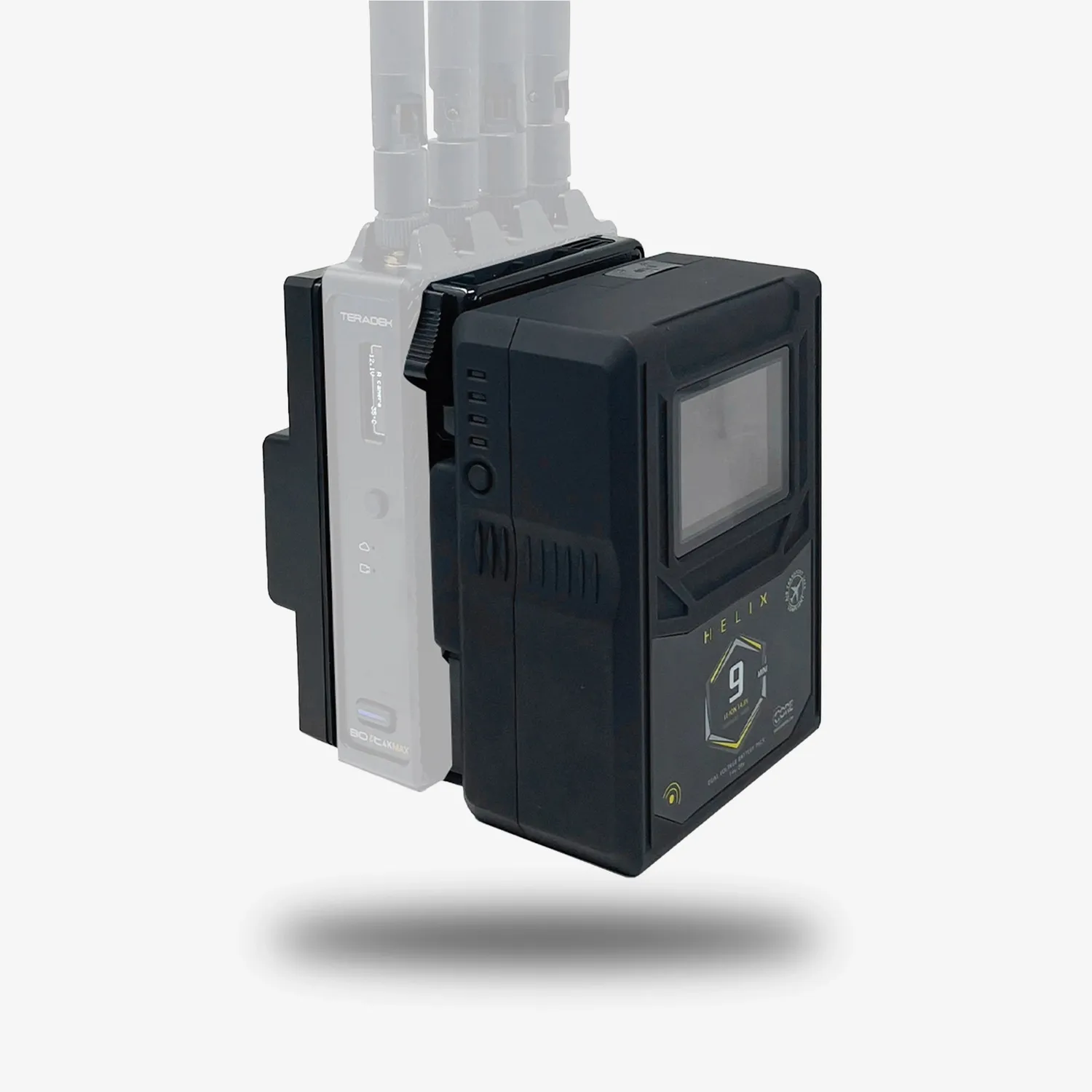 Core SWX Helix plaque Teradek Retrofit V-Mount