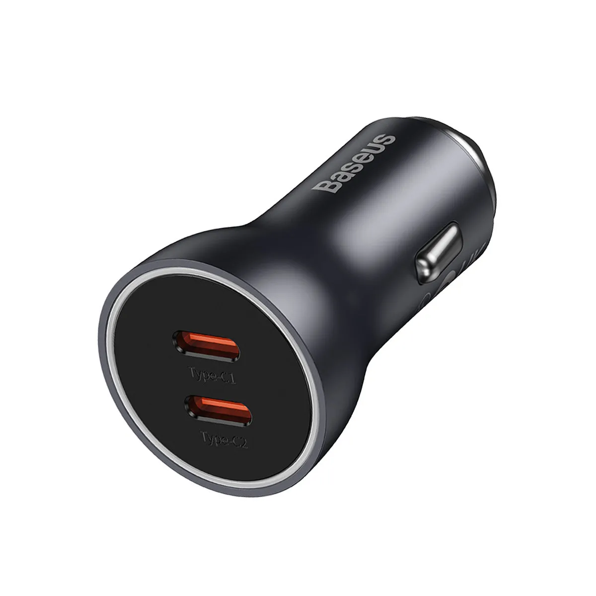 Baseus Chargeur Voiture Double USB-C 60W LED PD