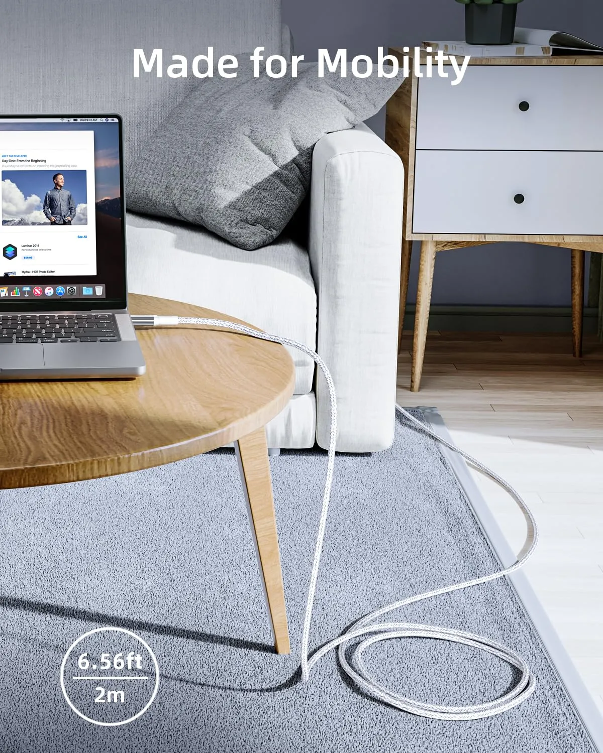 Innostyle PowerFlex Ultra câble USB-C USB-C 2 m 100 W 4K