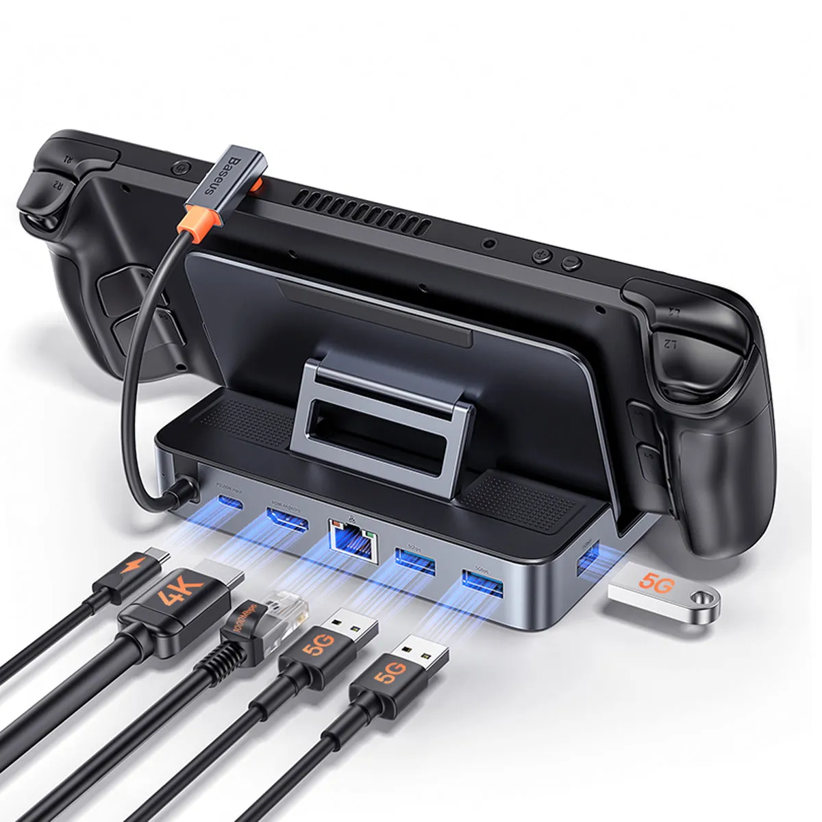Baseus GamerX Station d'accueil USB-C 6 ports 4K 100W
