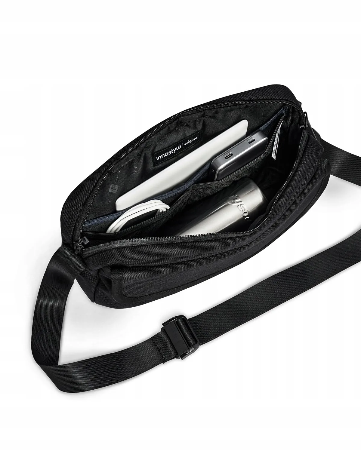 Innostyle VersalSling sac bandoulière 3 L noir-bleu/gris imperméable