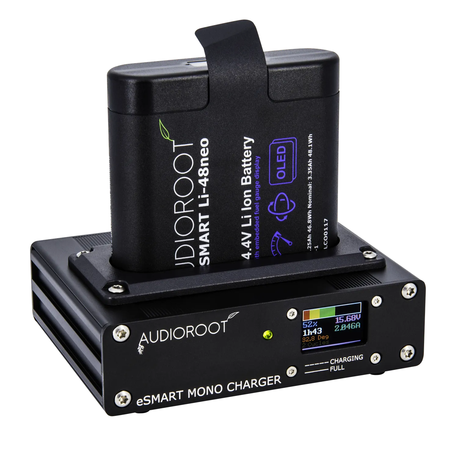 BSRF Audioroot eSMART MONO chargeur batterie 1 baie silencieux