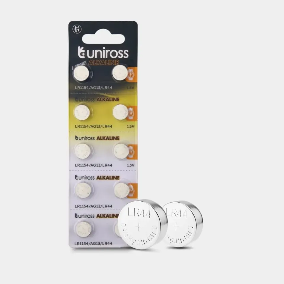 Uniross Pile bouton alcaline AG13 blister 10 stable