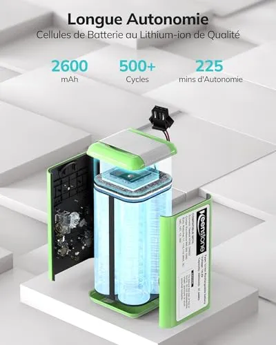 Keenstone batterie 2600 mAh aspirateur robot 14,4 V