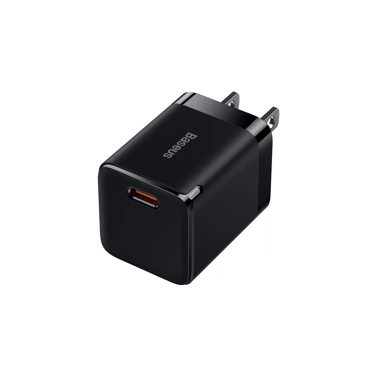 Baseus GaN3 chargeur USB-C 30 W noir pliable