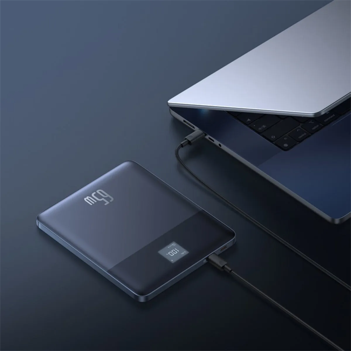 Baseus Blade 2 batterie externe 65 W 12 000 mAh bleue