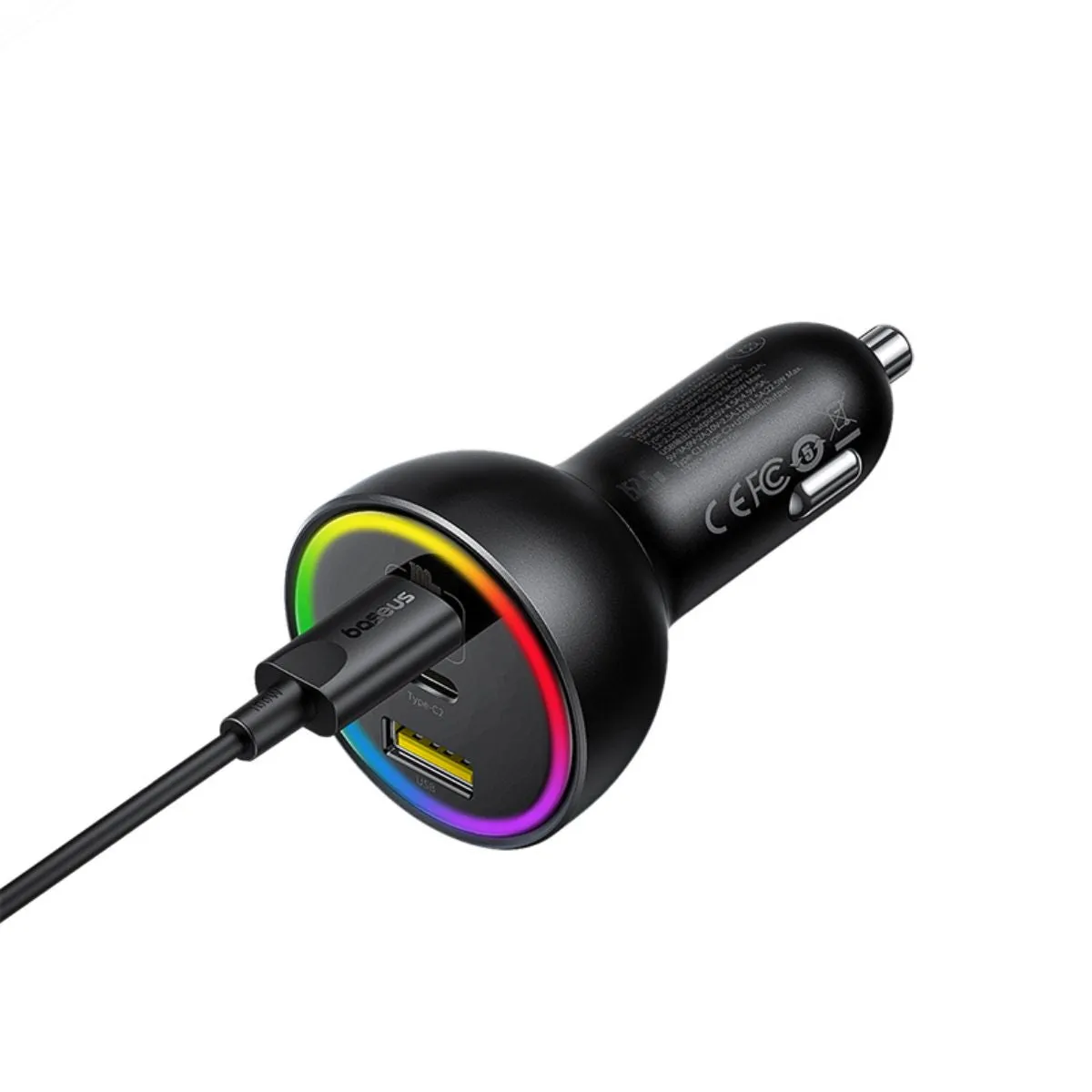 Baseus Multi-Port Fast Charge Car Charger C+C+U 152.5W chargeur voiture