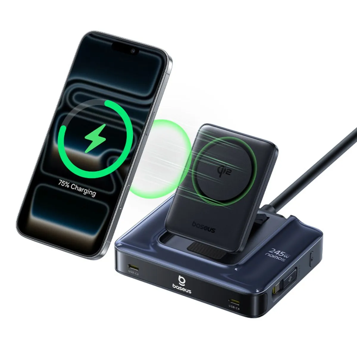 Baseus Nomos NH21 Station Recharge Bureau 6-en-1 245W