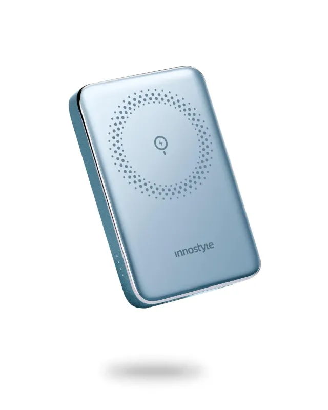 Innostyle PowerMag Slim batterie externe 10 000 mAh bleue MagSafe