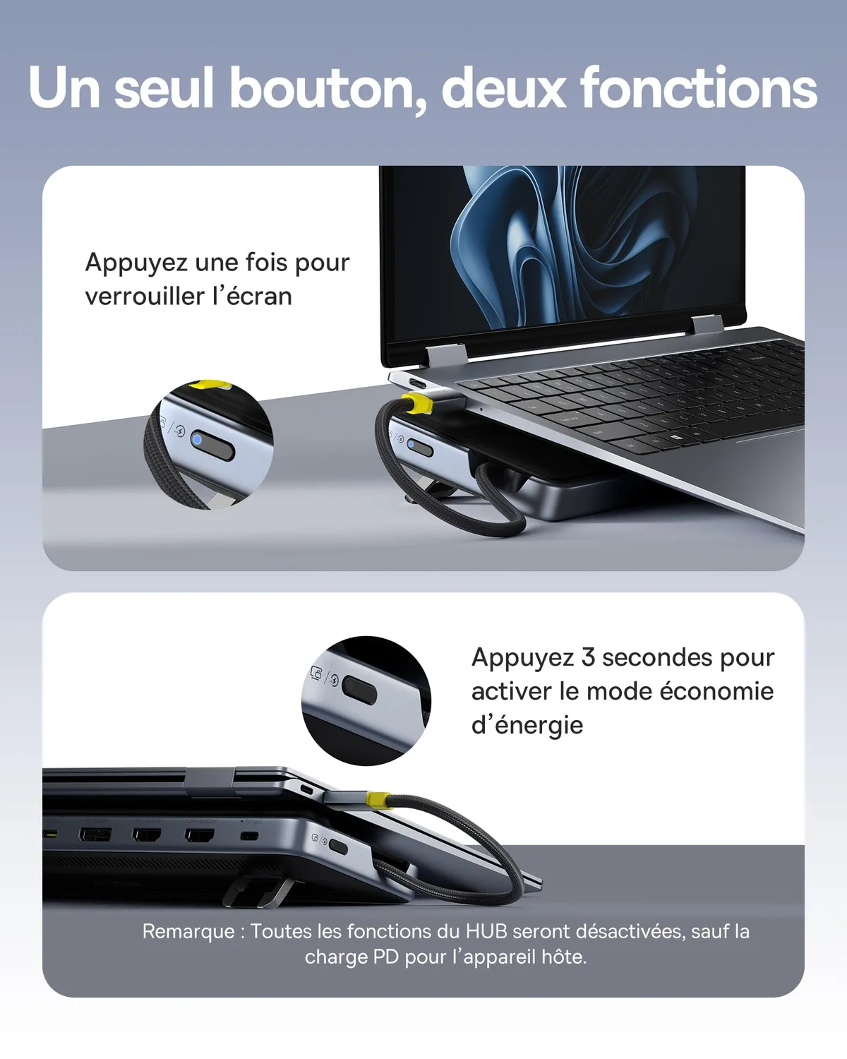 Baseus station d’accueil 12 en 1 USB-C triple écran 4K PD 100 W