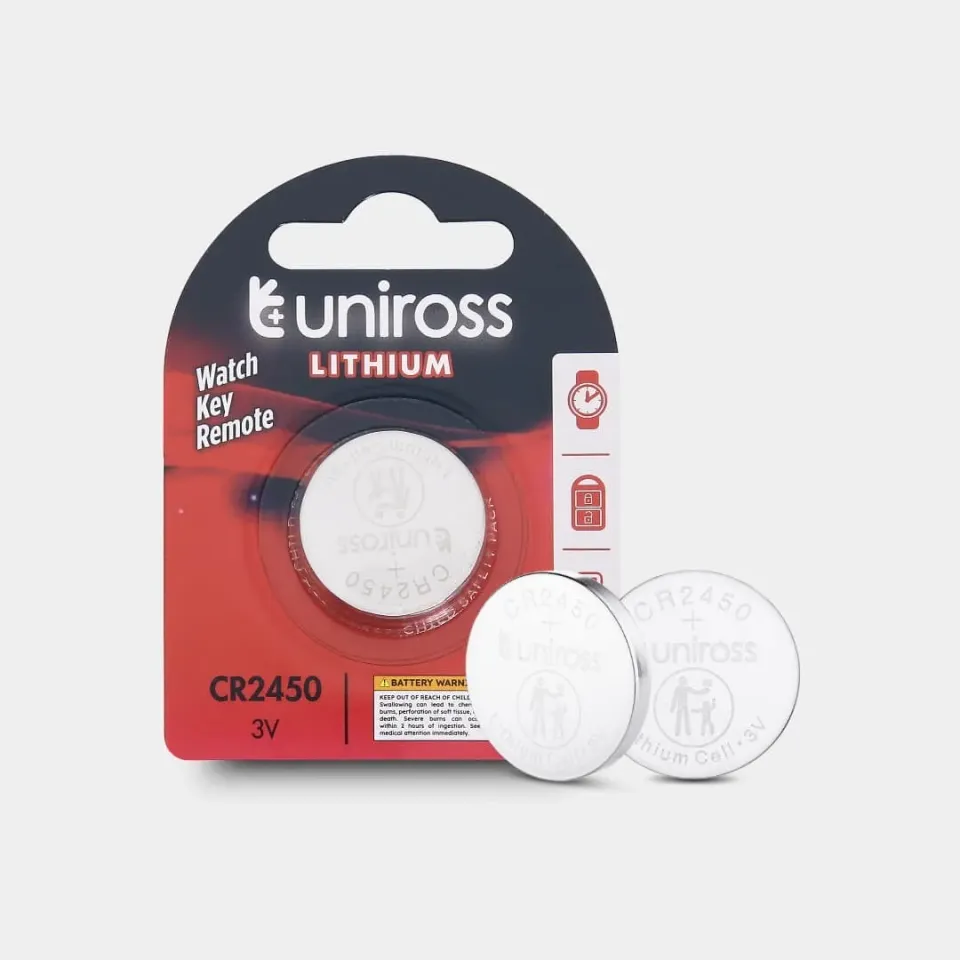 Uniross CR2450 pile bouton lithium 1 pièce 3 V