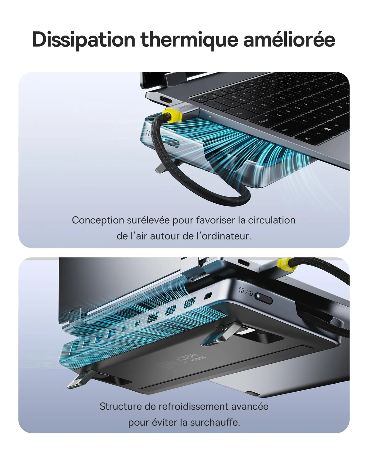 Baseus station d’accueil 12 en 1 USB-C triple écran 4K PD 100 W