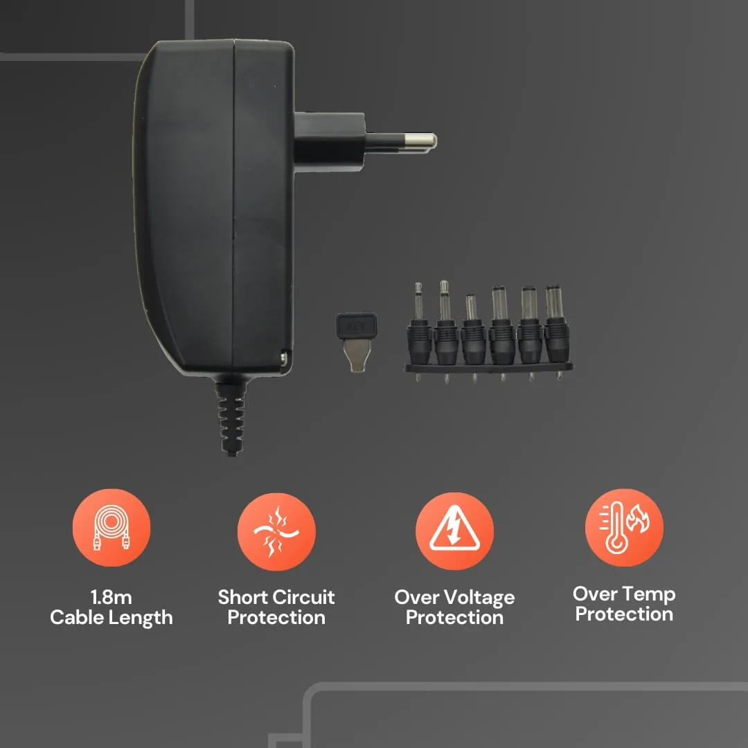 Uniross adaptateur universel 27W alimentation secteur