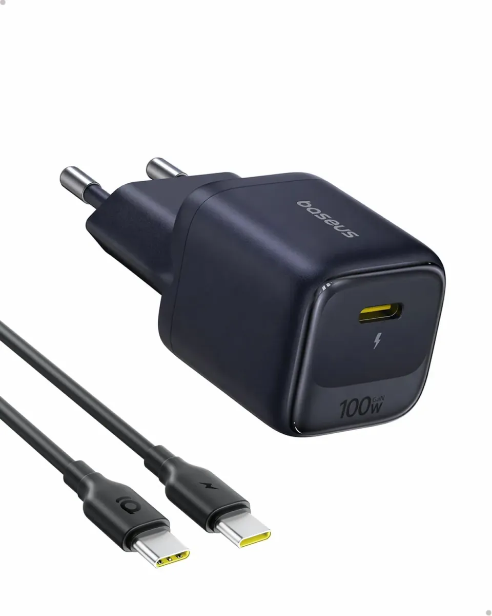 Baseus Enerfill chargeur USB-C 100 W GaN avec câble 1 m