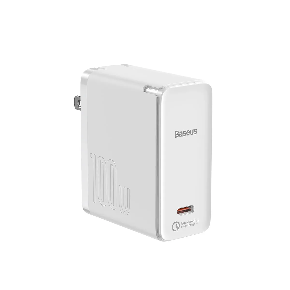 Baseus GaN2 USB-C Fast Charger chargeur USB-C 100 W noir
