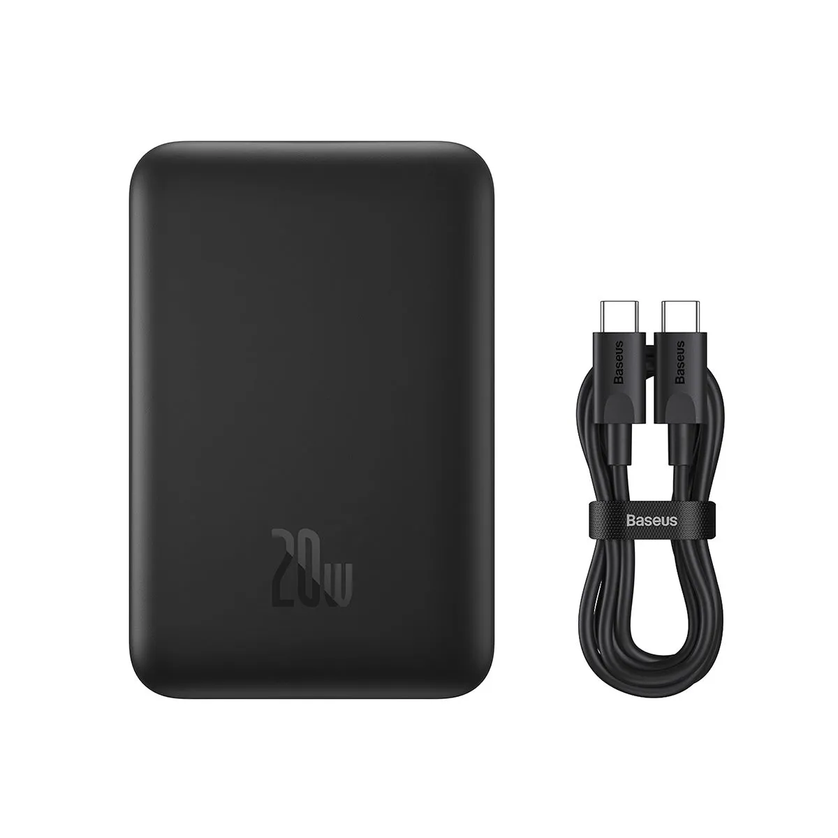 Baseus batterie externe magnétique 10000mAh 20W noir