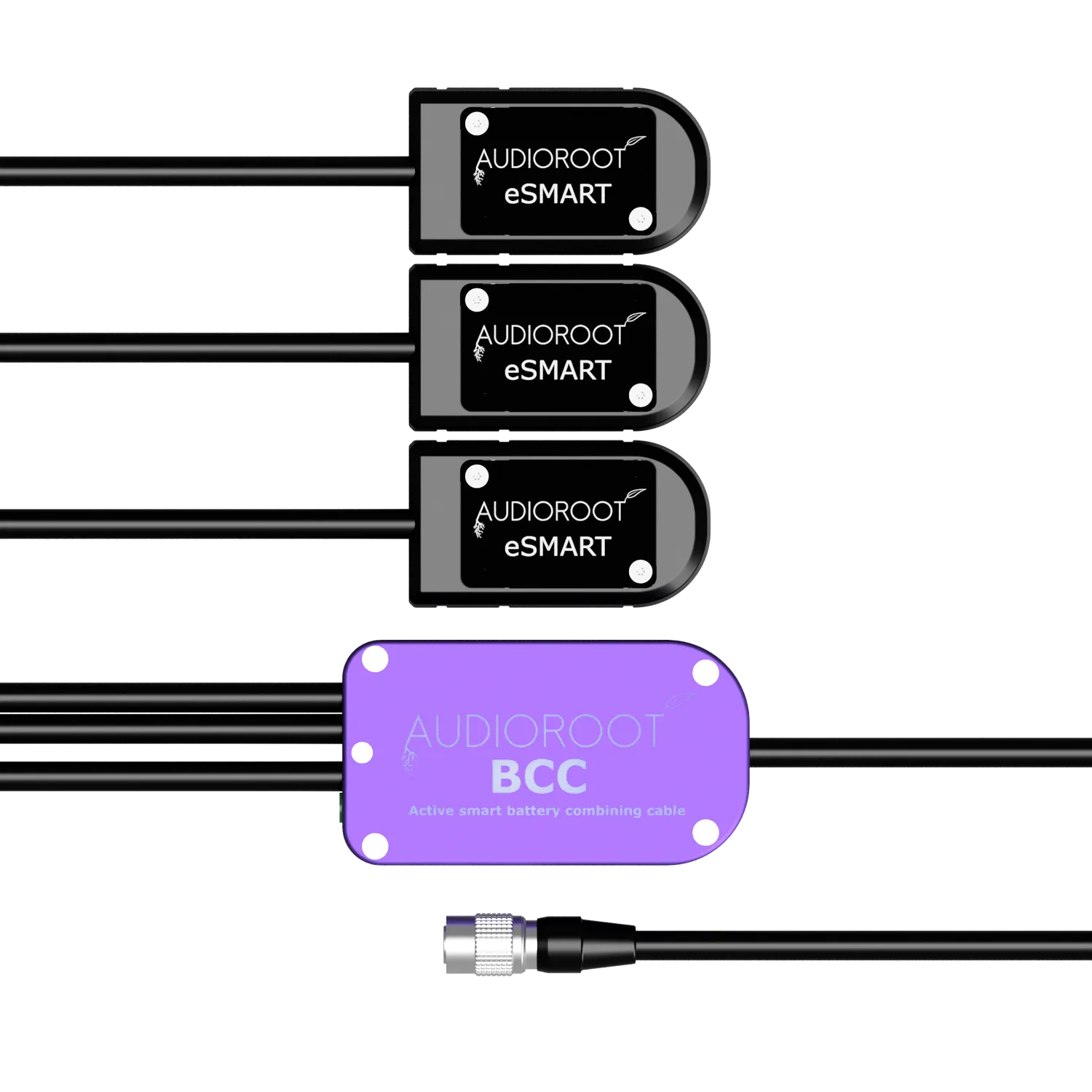 BSRF Audioroot BCC câble combineur d’alimentation 4 entrées