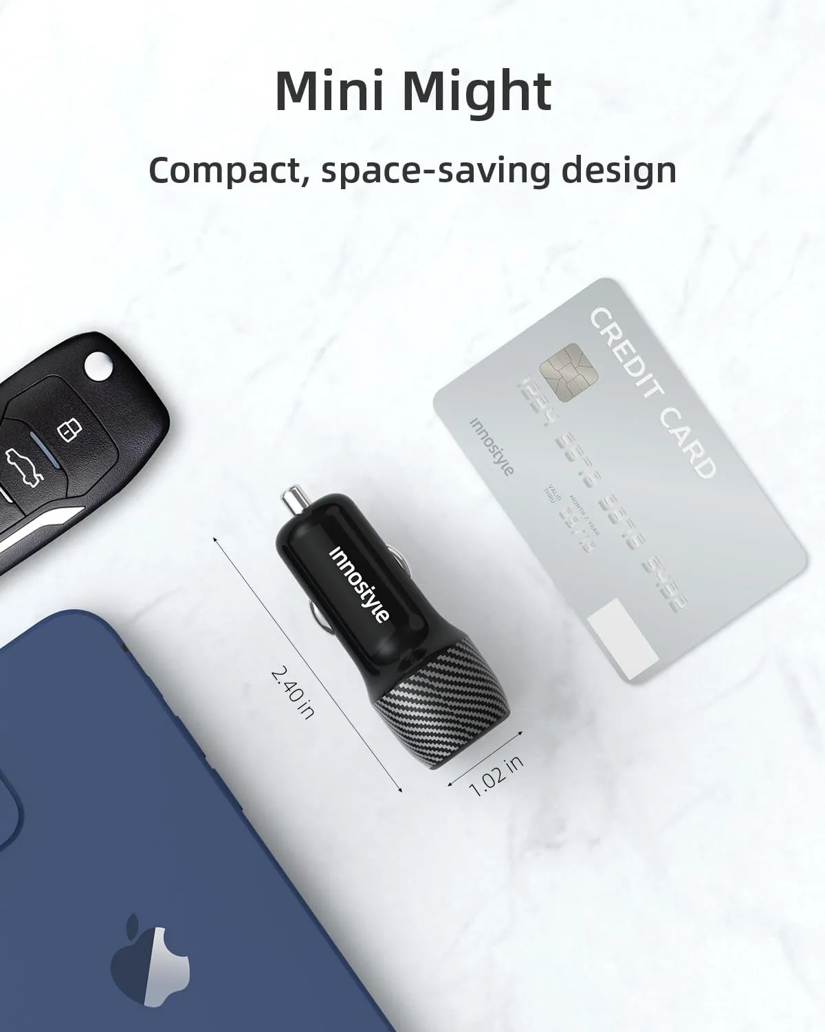 Innostyle PowerOn Speed chargeur voiture USB-A USB-C 38 W