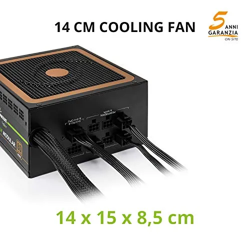 Tecnoware alimentation modulaire PC 650 W 80 PLUS Bronze