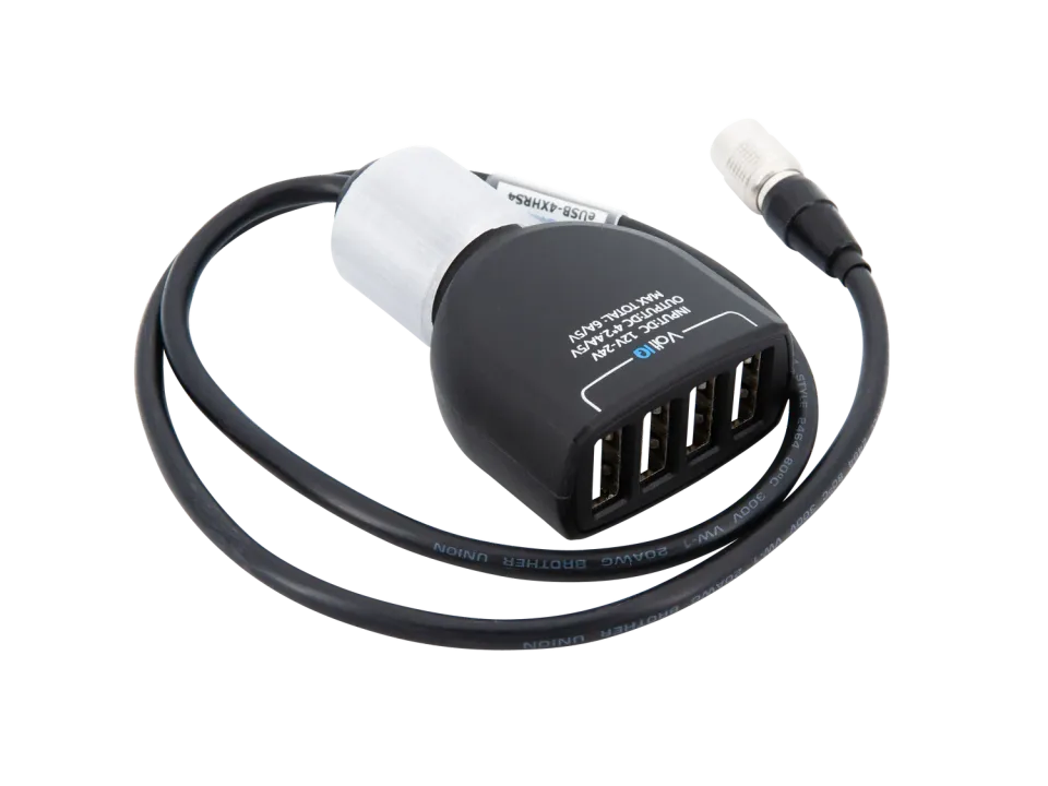 Audioroot eUSB-4XHRS4 convertisseur Hirose 4 USB-A 30W