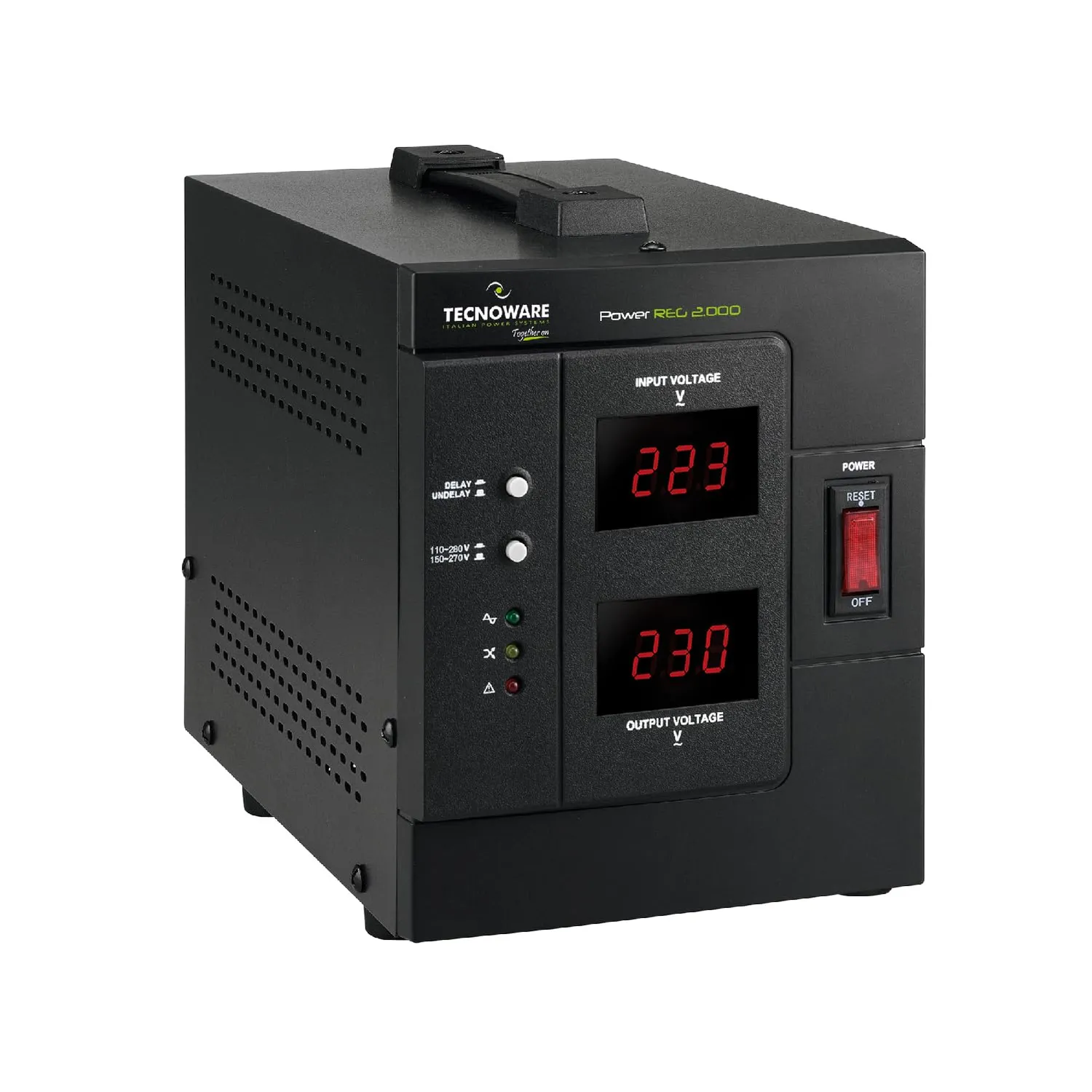 Tecnoware PowerReg 1000VA stabilisateur tension 3 prises