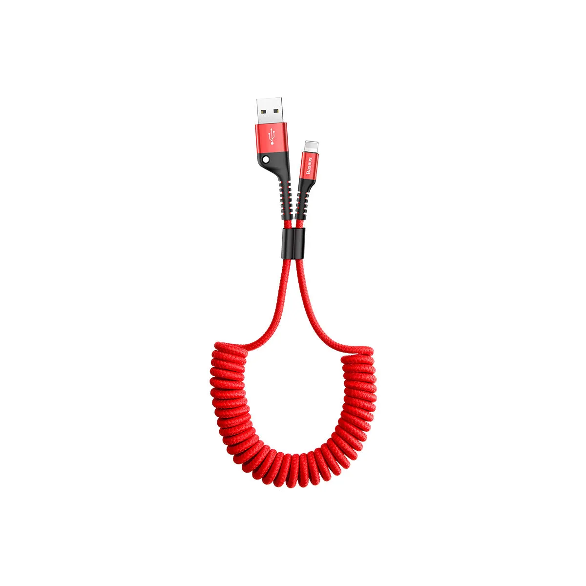 Baseus Fish Eye câble USB-C à ressort 2 A 1 m noir